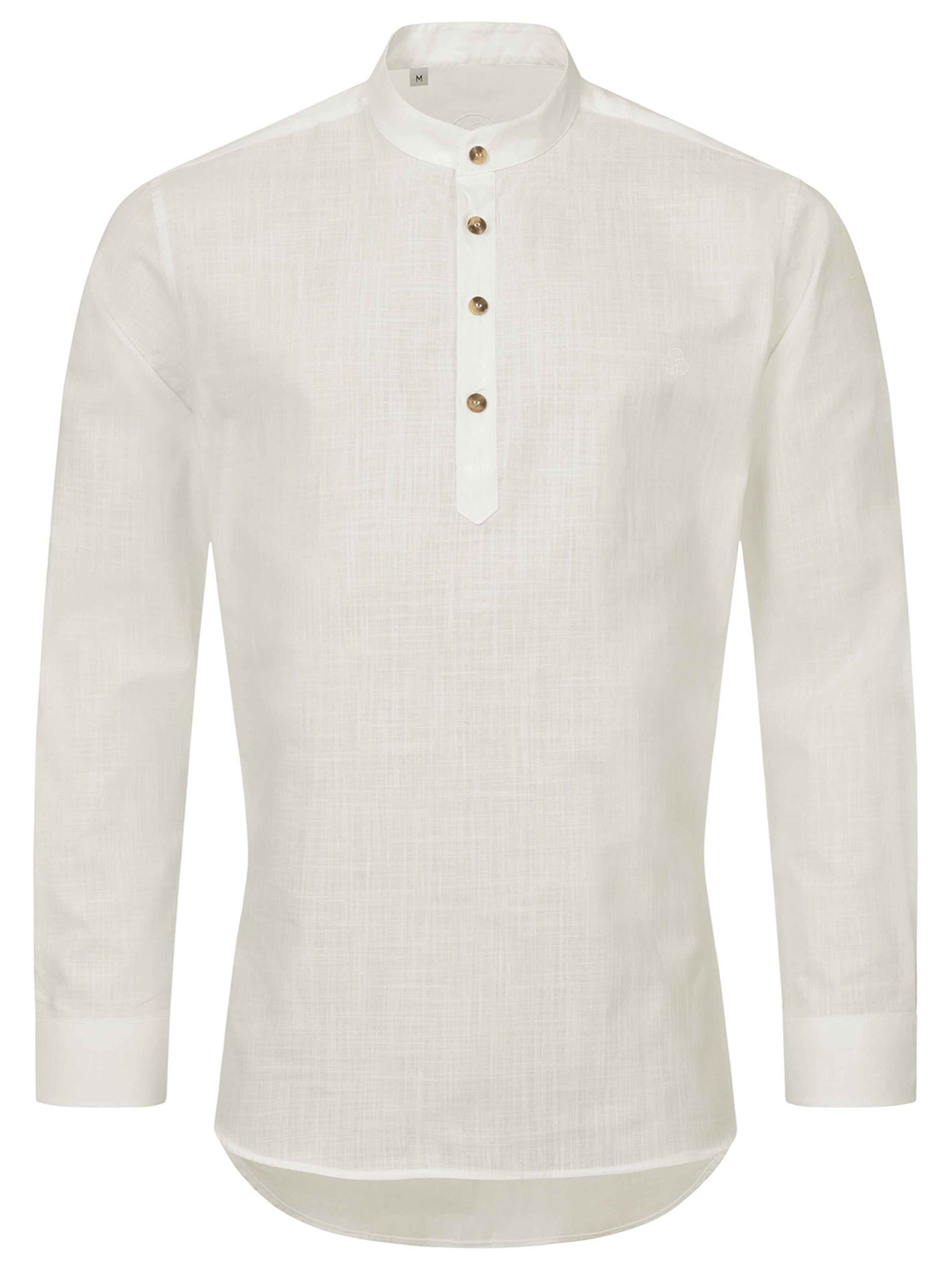 Indumentum Button Up Shirt in White: front