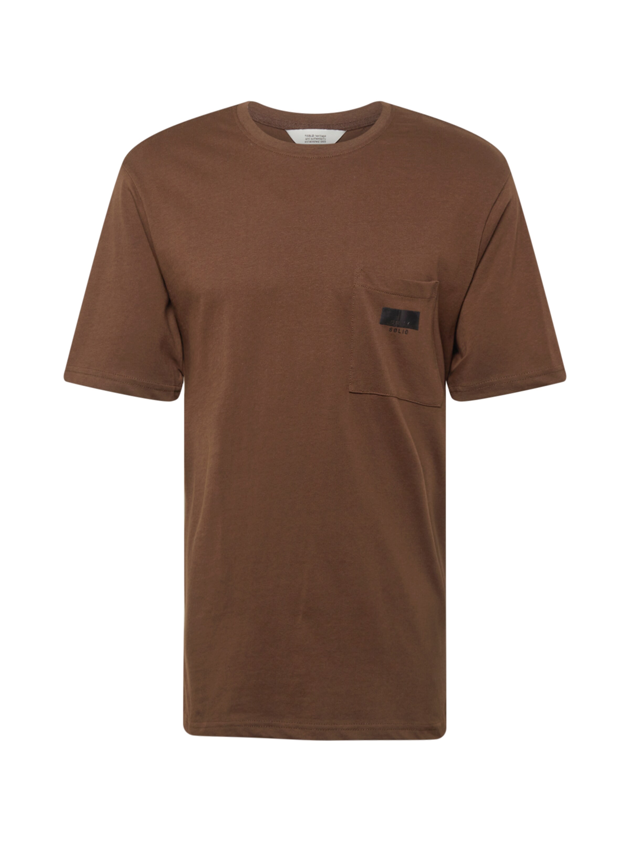 Maglietta 'Vicente' di !Solid in marrone: frontale