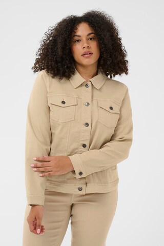 KAFFE CURVE Jacke 'KCzena ' in Beige: Vorderseite