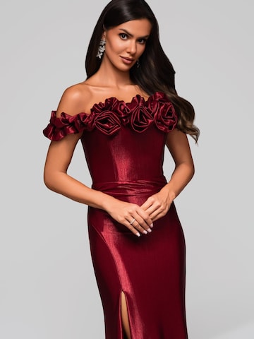 Ombre Abendkleid‌‌‌‌‌‌‌‌ in Rot