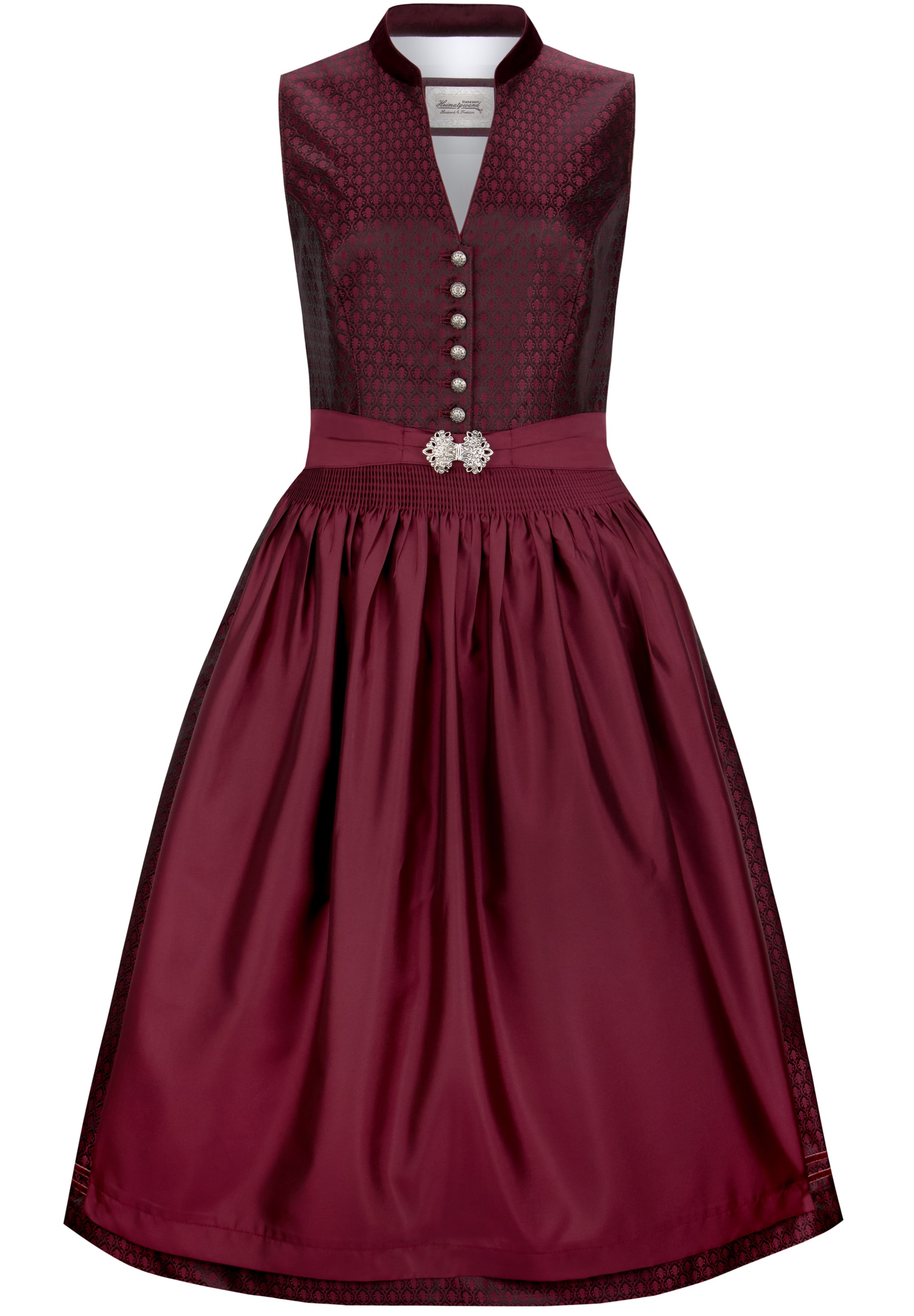 STOCKERPOINT Dirndl 'Lucille' in Rot: Vorderseite