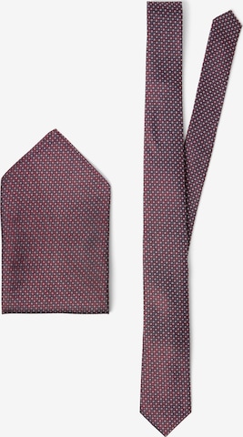 Cravate Finshley & Harding London en rouge : devant