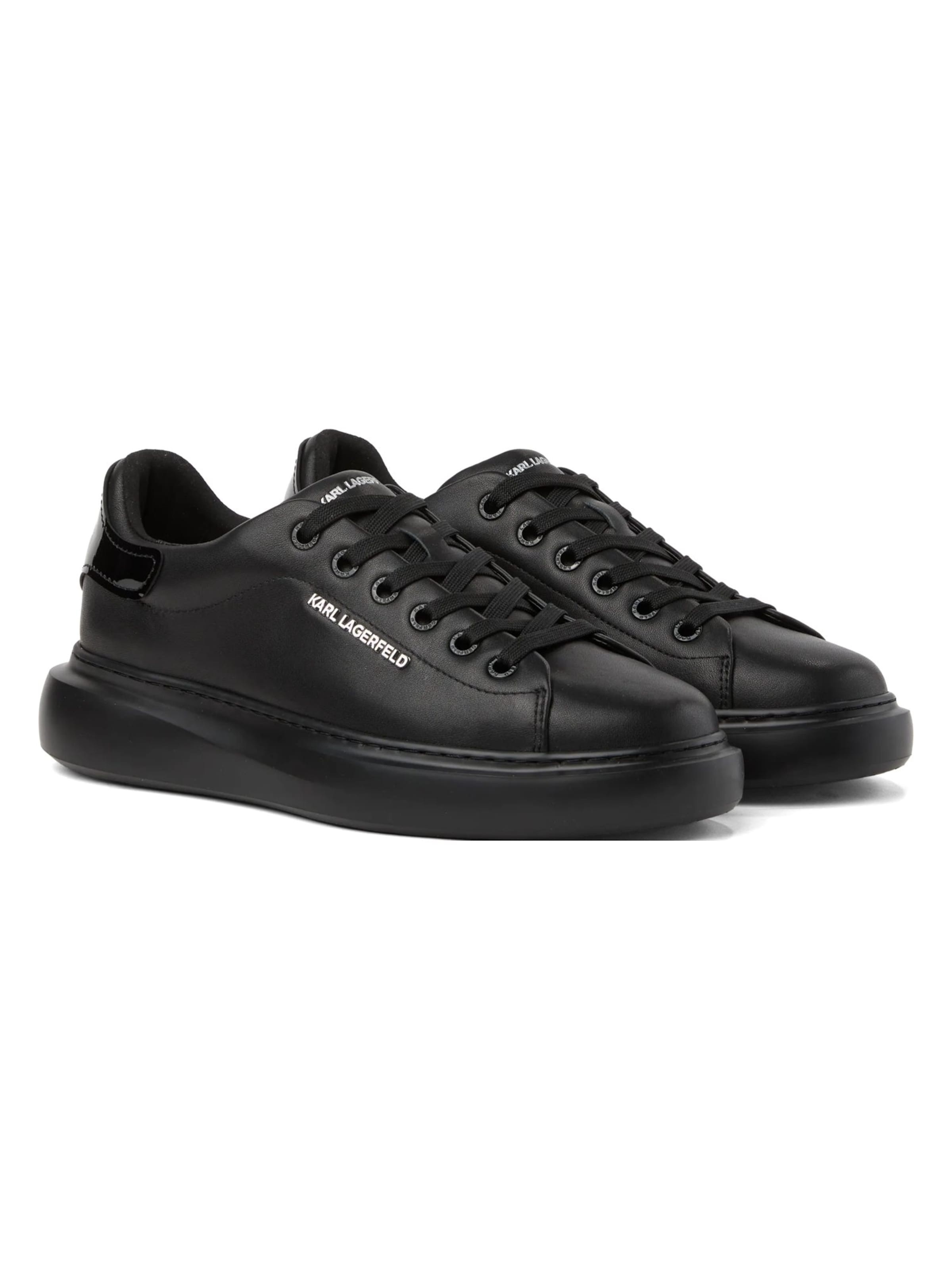 Karl Lagerfeld Sneaker 'Ikon Kore' in Schwarz: Vorderseite