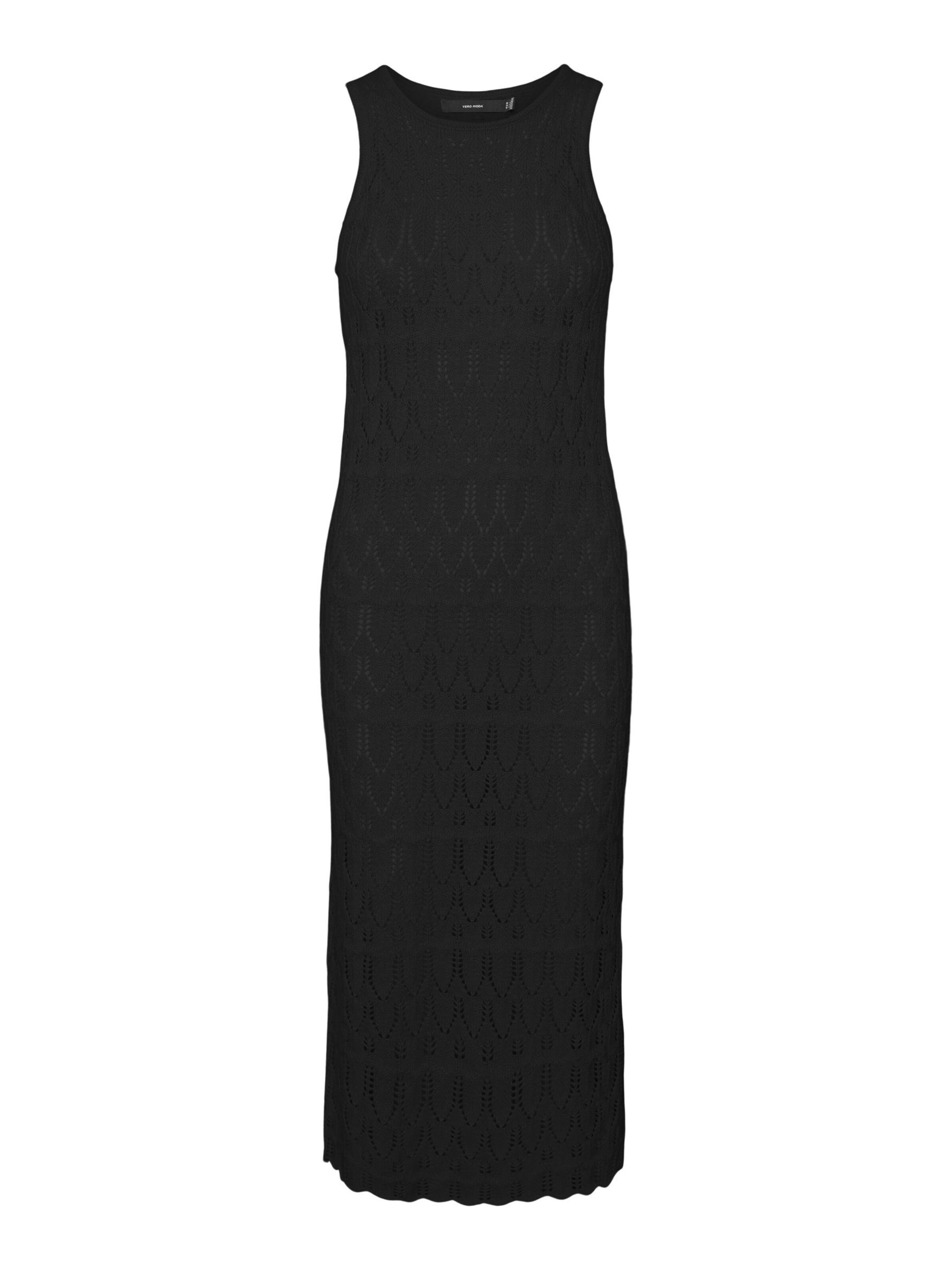 VERO MODA Strickkleid in schwarz, Produktansicht