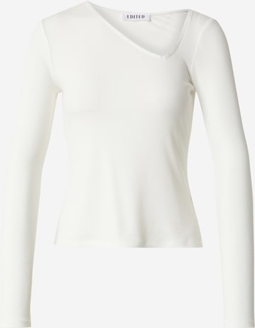 balts EDITED T-Krekls 'Rufina': no priekšpuses