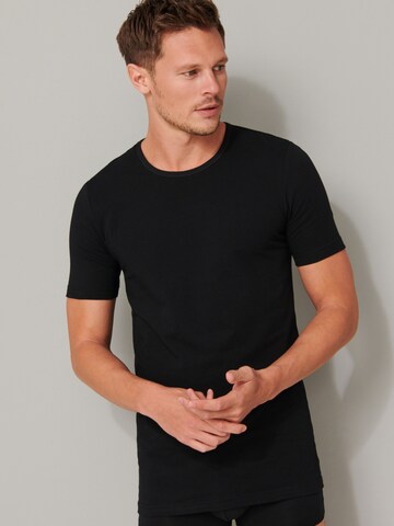SCHIESSER T-Shirt in Schwarz