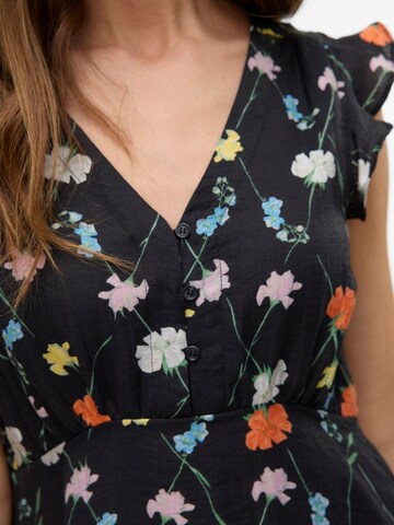 VERO MODA Καλοκαιρινό φόρεμα 'FLORA OLGA' σε μαύρο