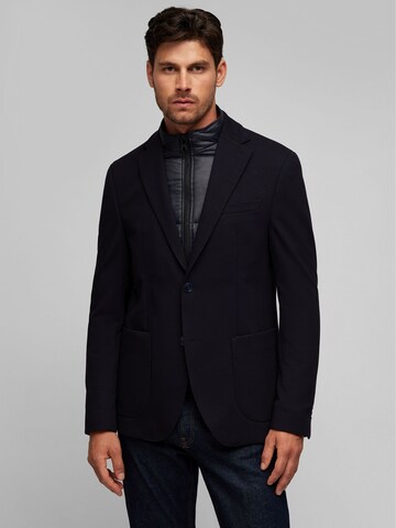 HECHTER PARIS Slim Fit Business-Sakko 'H-XTENSION' in Blau: Vorderseite