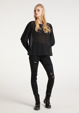 Camicia da donna di myMo ROCKS in nero