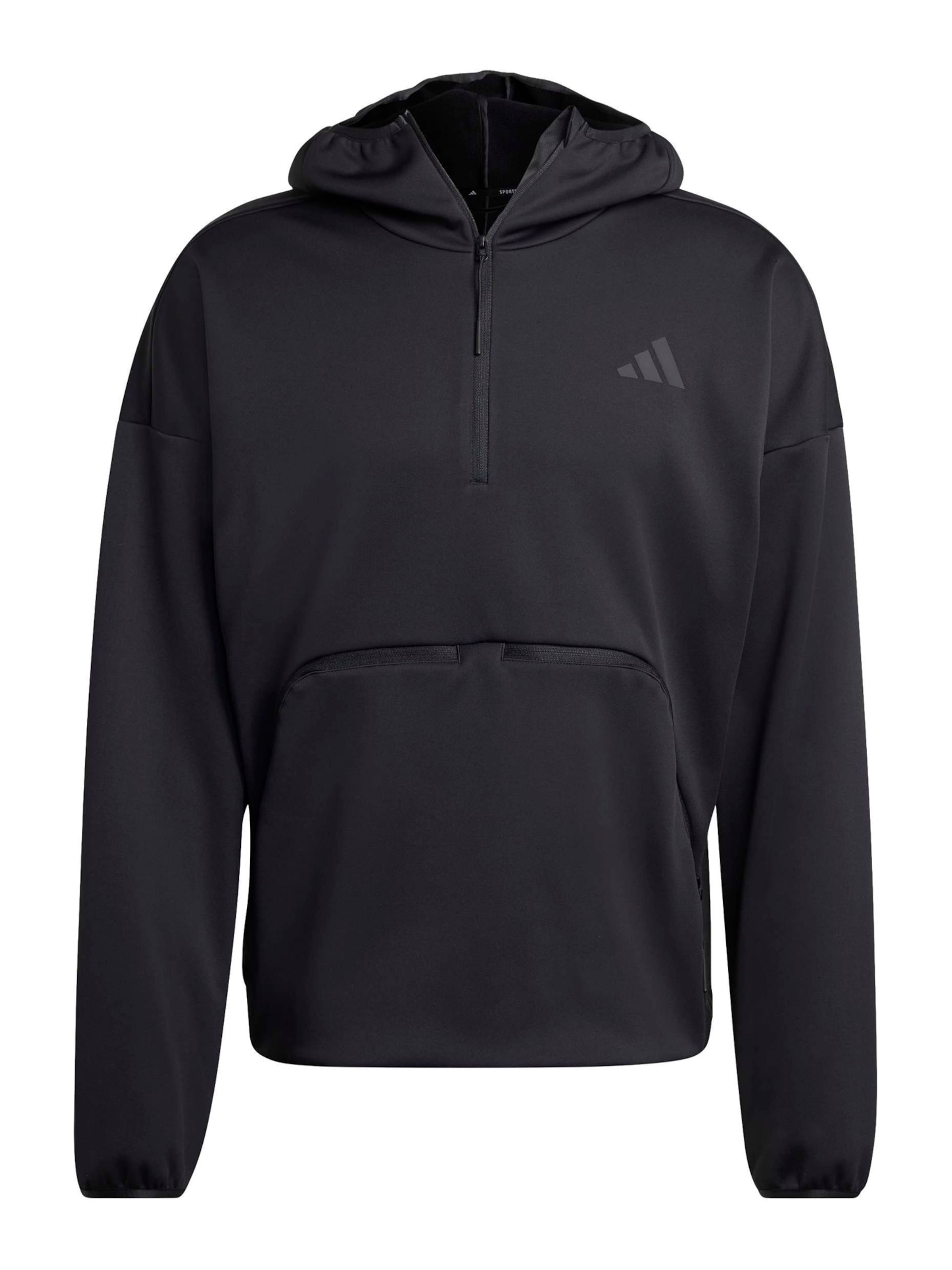 ADIDAS SPORTSWEAR Spordidressipluusid, värv must: eest vaates