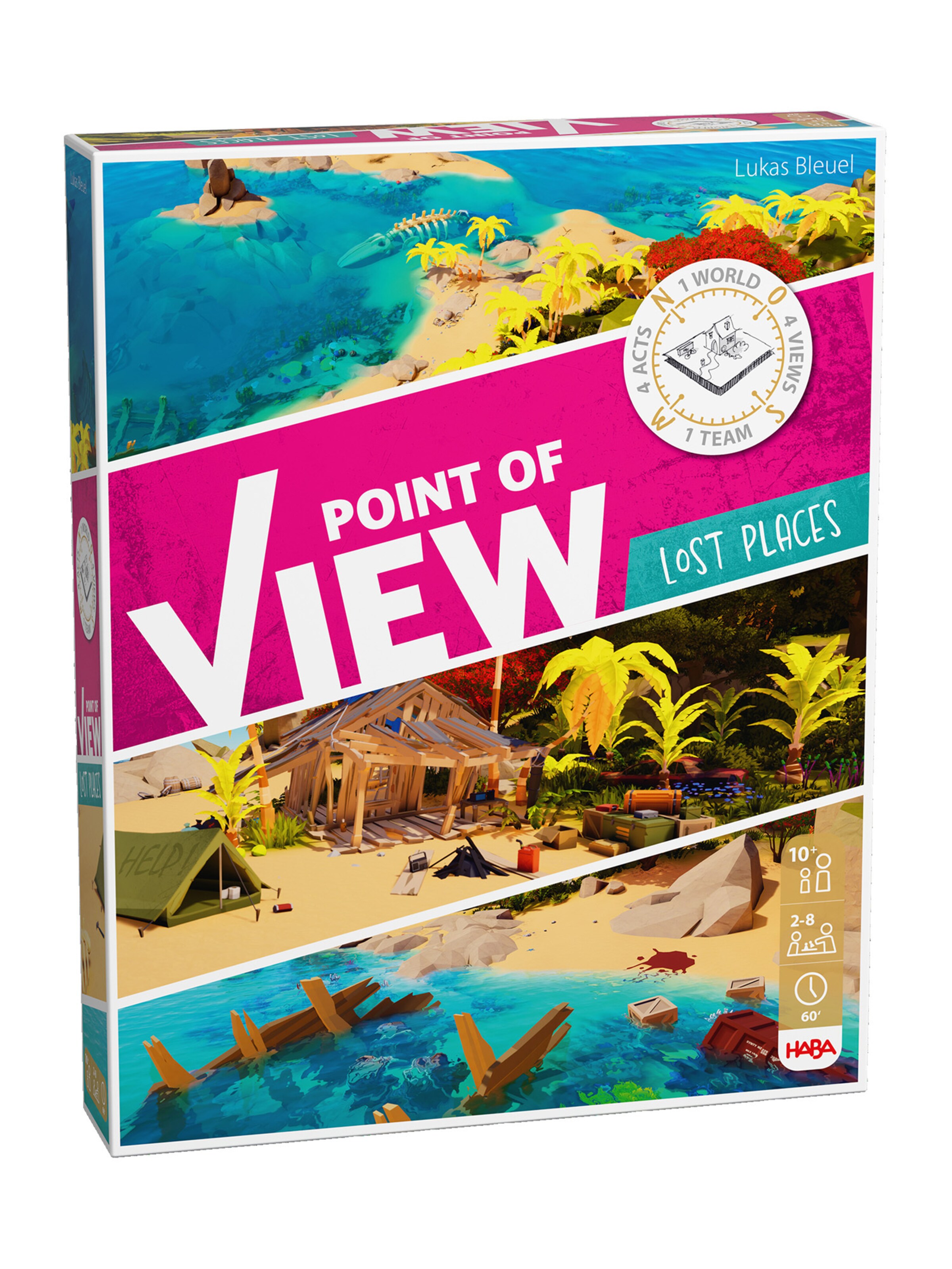 HABA Spel ' Point of View Lost Places ' in Gemengde kleuren: voorkant