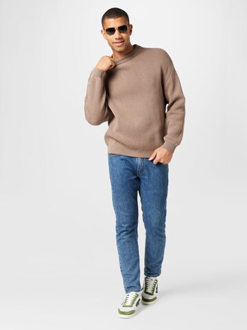 Redefined Rebel Sweater 'Bastian' in Brown