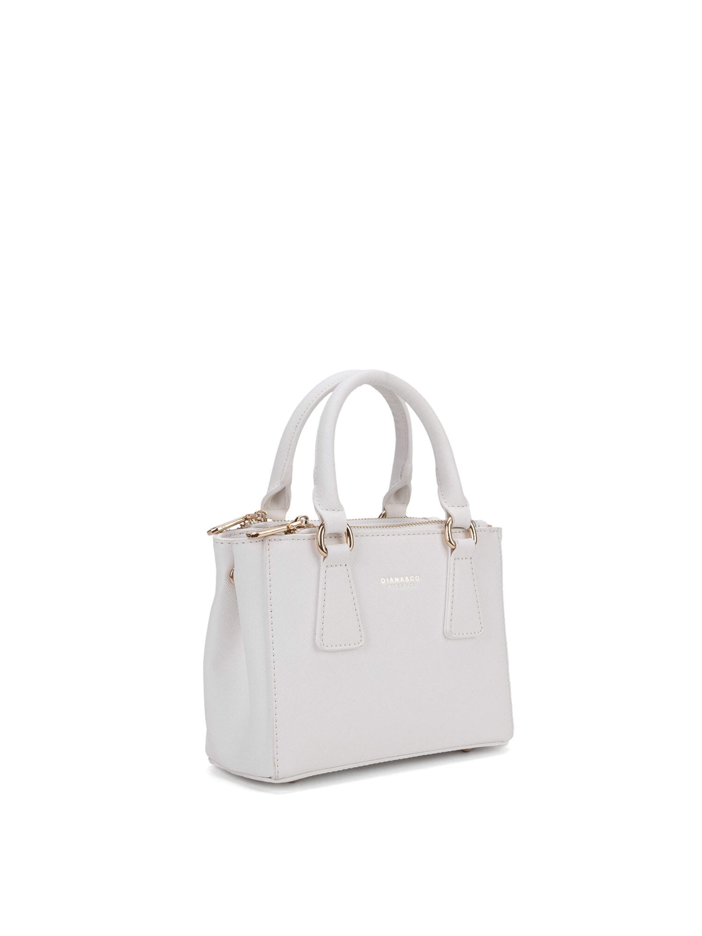 Borsa a mano di Diana&Co. in bianco