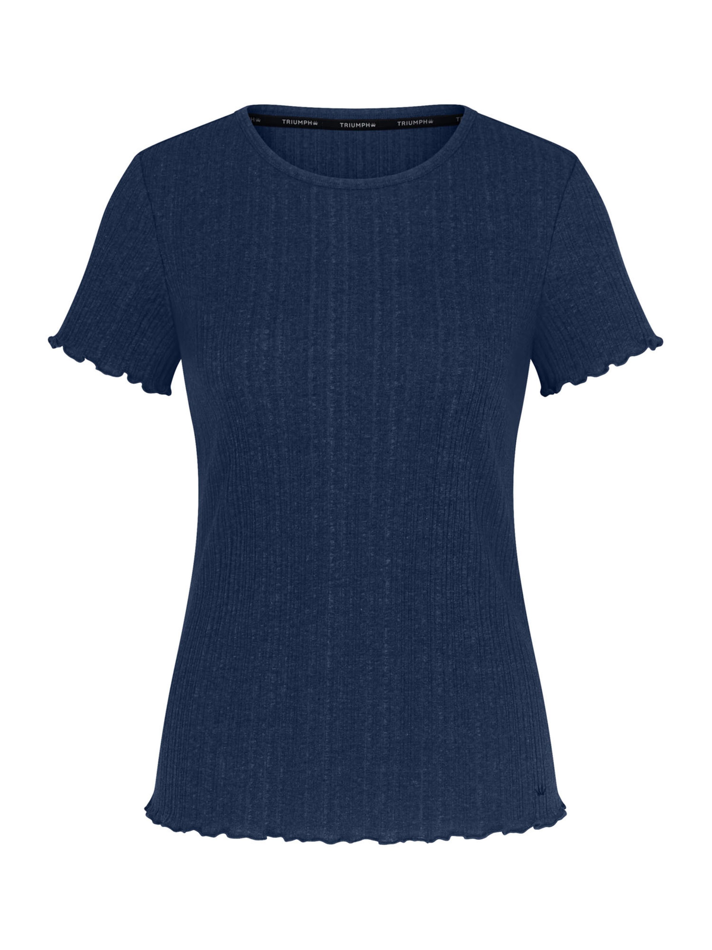TRIUMPH Shirt ' Red Label Versatile Rib ' in Blue: front