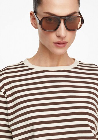 COMMA T-Shirt in Braun