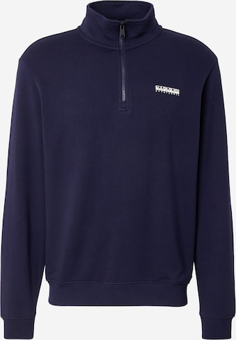 NAPAPIJRI - Sweatshirt em azul: frente