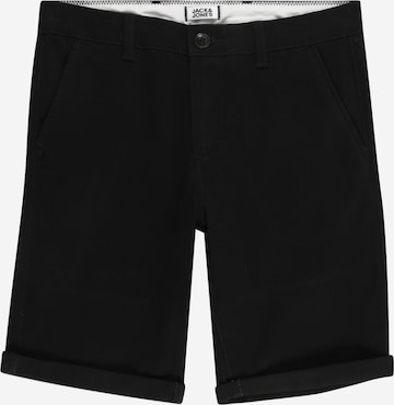 Jack & Jones Junior - Calças 'DAVE' em preto: frente