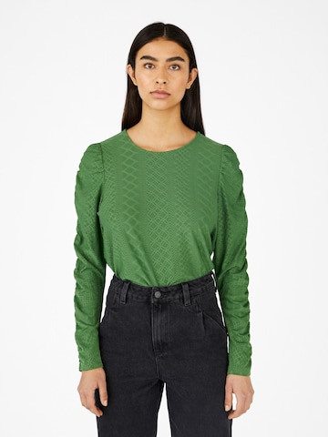 OBJECT Μπλουζάκι 'Ritta' σε πράσινο: μπροστά