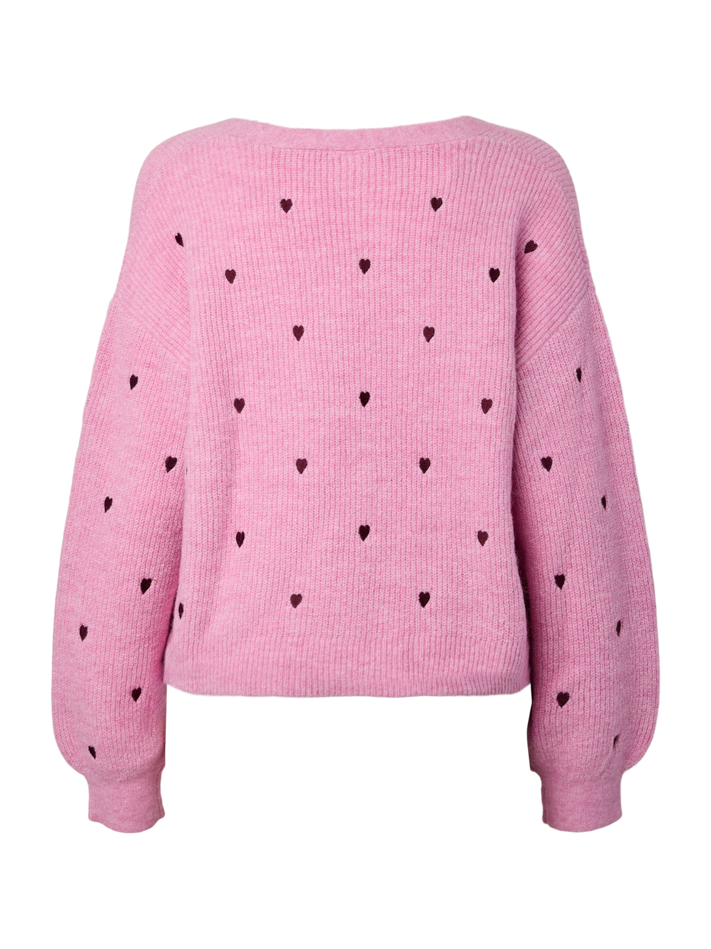 YAS Knit cardigan 'YASFLEUR' in Pink