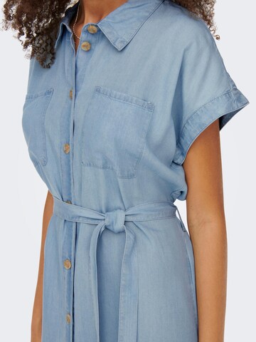 Robe-chemise 'Pema' ONLY en bleu