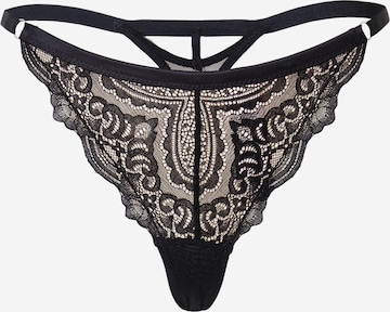 Tanga 'Lotta' de la Hunkemöller pe negru: față