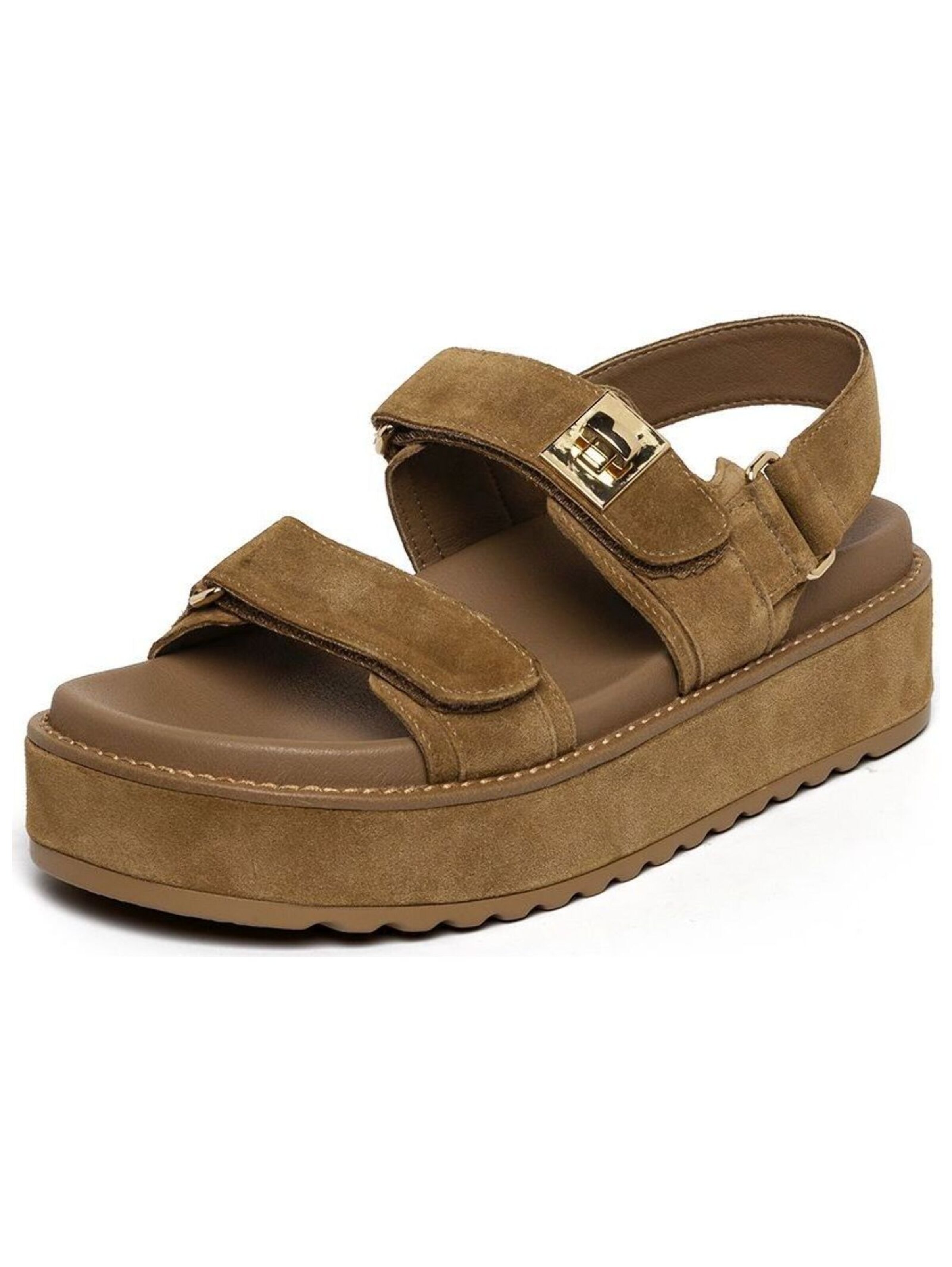 STEVE MADDEN Sandale in Braun: Vorderseite