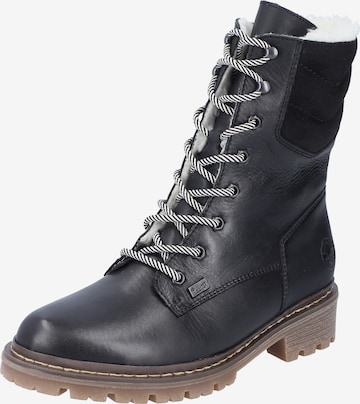 Rieker Lace-Up Boots in Black: front