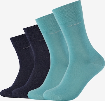 camano Socken in Blau: Vorderseite