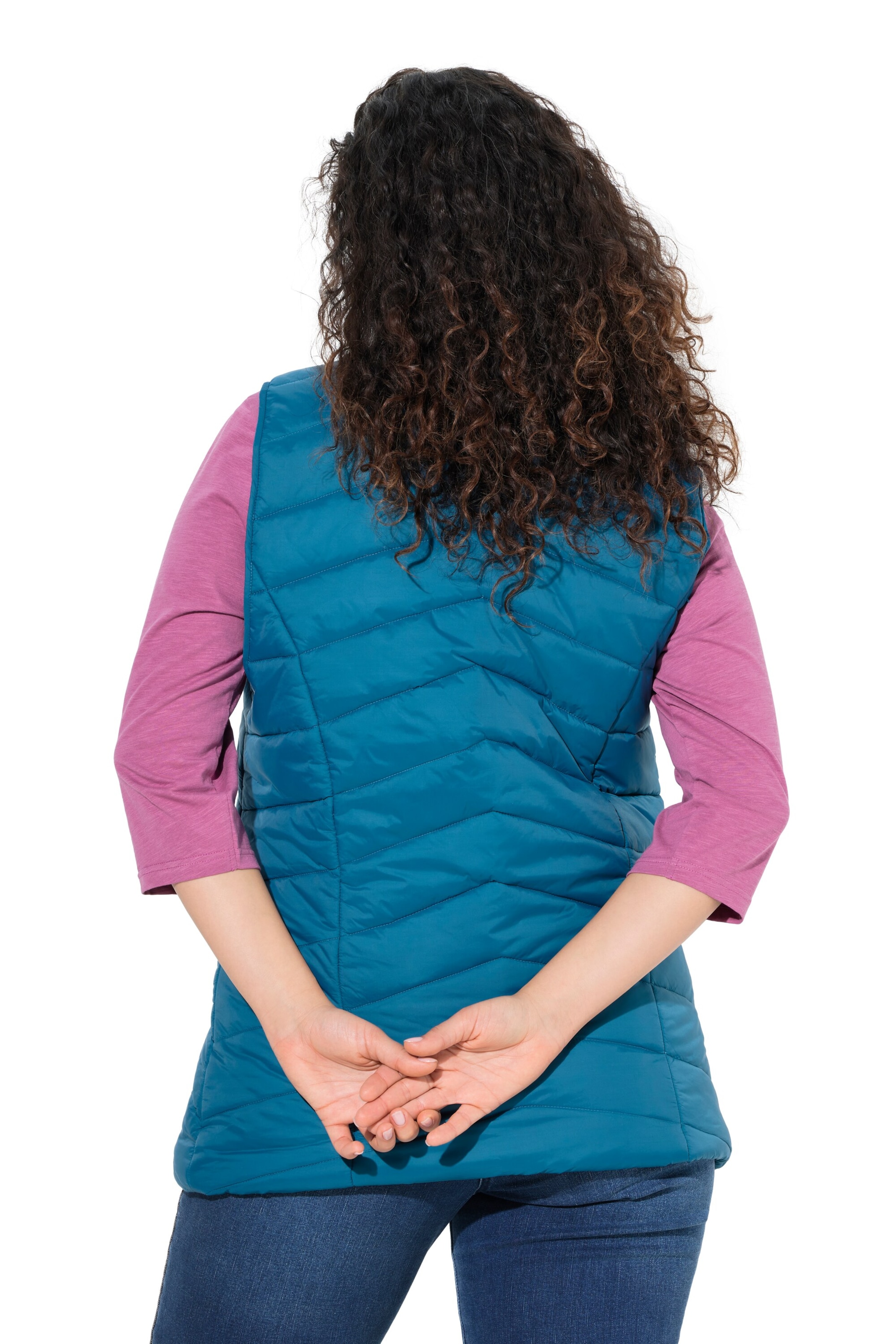 Ulla Popken Bodywarmer in Blauw