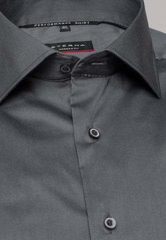 ETERNA Slim fit Button Up Shirt in Grey