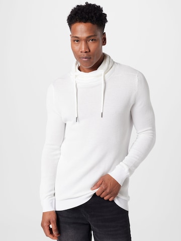 Key Largo Regular fit Sweater 'Lech' in White: front