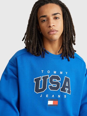 Tommy Jeans - Sweatshirt 'USA' em azul