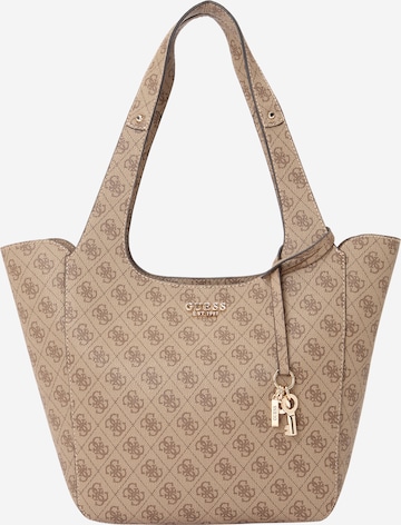 Cabas 'Calista' GUESS en beige : devant