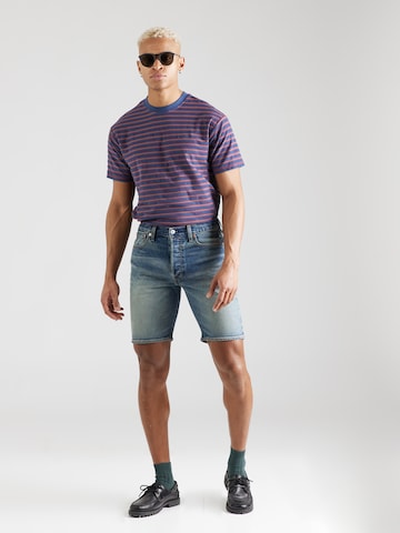 LEVI'S ® Slimfit Shorts '501' in Blau
