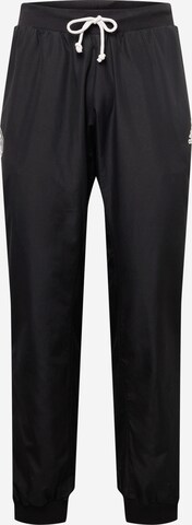 ADIDAS SPORTSWEAR Tapered Workout Pants 'Dame 8 Foundation' in Black: front