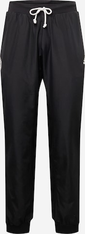 ADIDAS SPORTSWEAR Tapered Workout Pants 'Dame 8 Foundation' in Black: front
