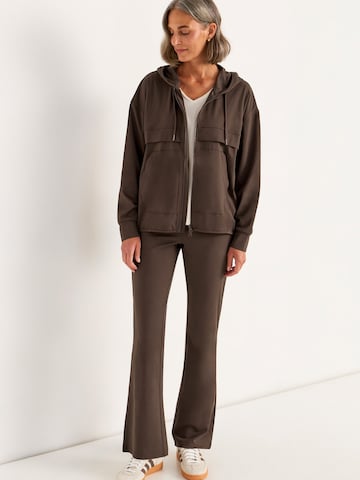 Cellbes of Sweden Vielseitige Jacke mit Kapuze in Braun