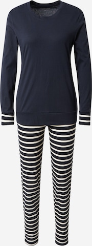 SCHIESSER Pyjama in Blauw: voorkant