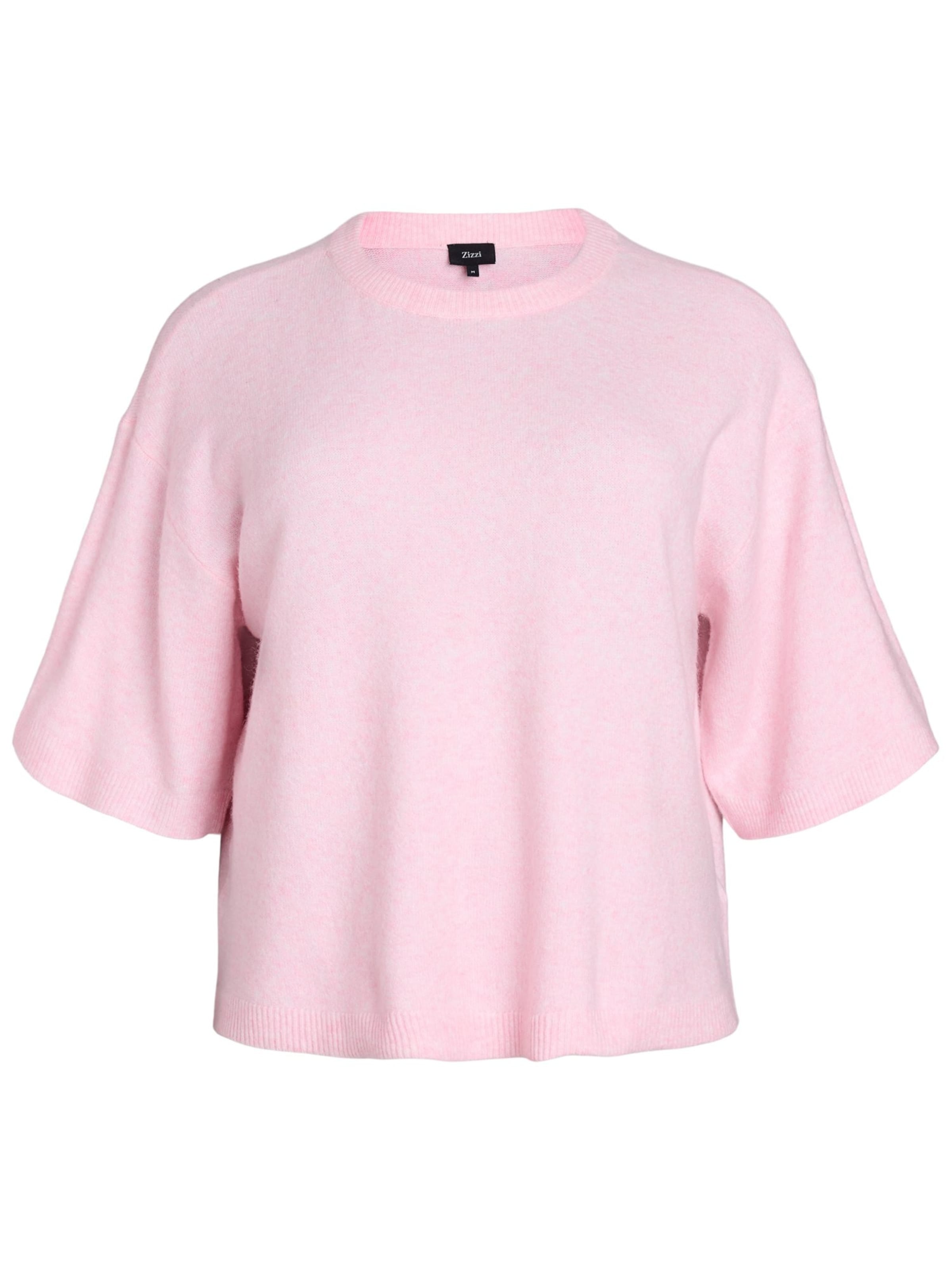 Pullover 'Cavista' di Zizzi in rosa: frontale