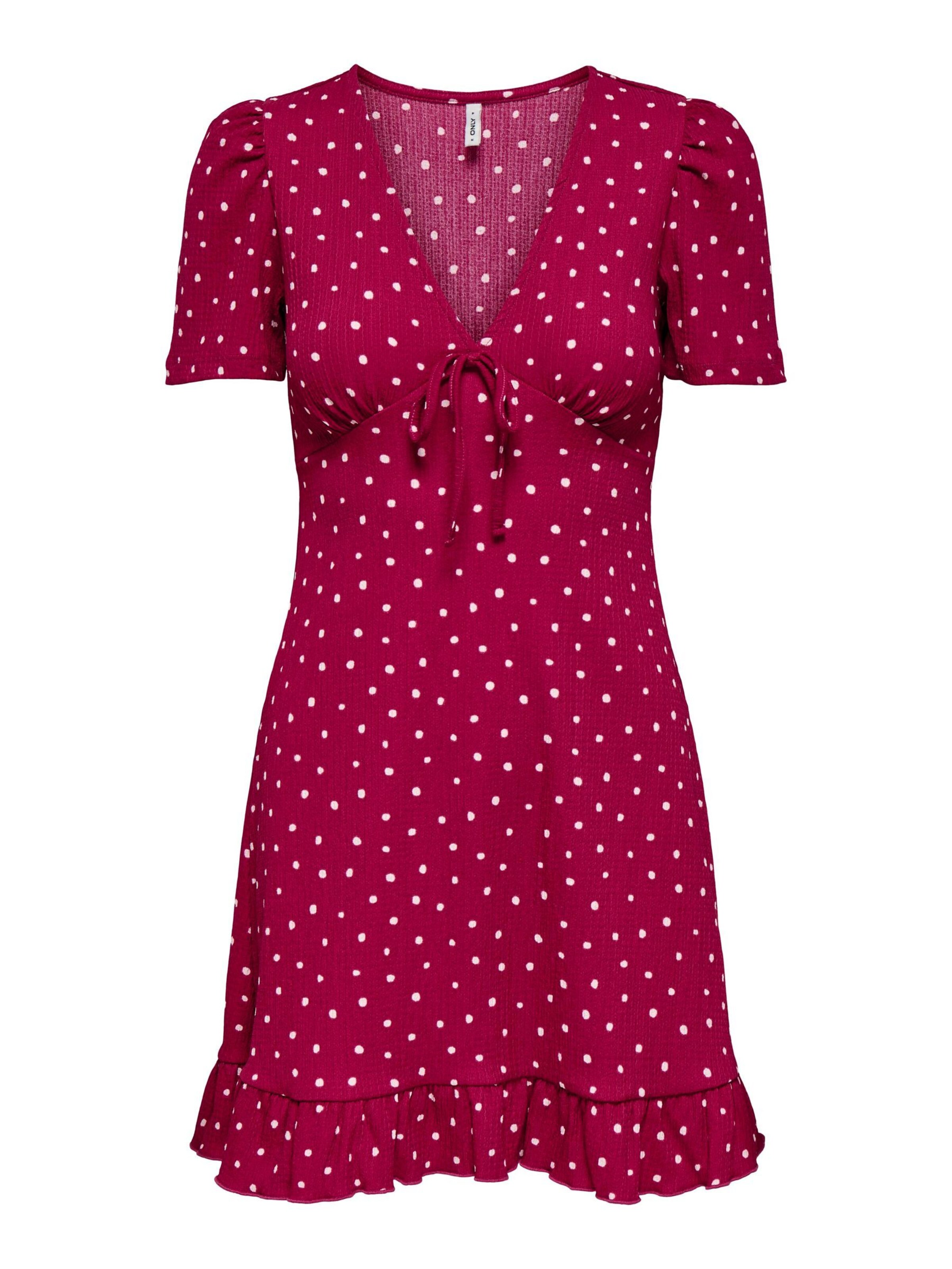 Robe 'ONLBill' ONLY en rouge : devant