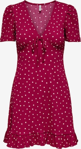 Robe 'ONLBill' ONLY en rouge : devant