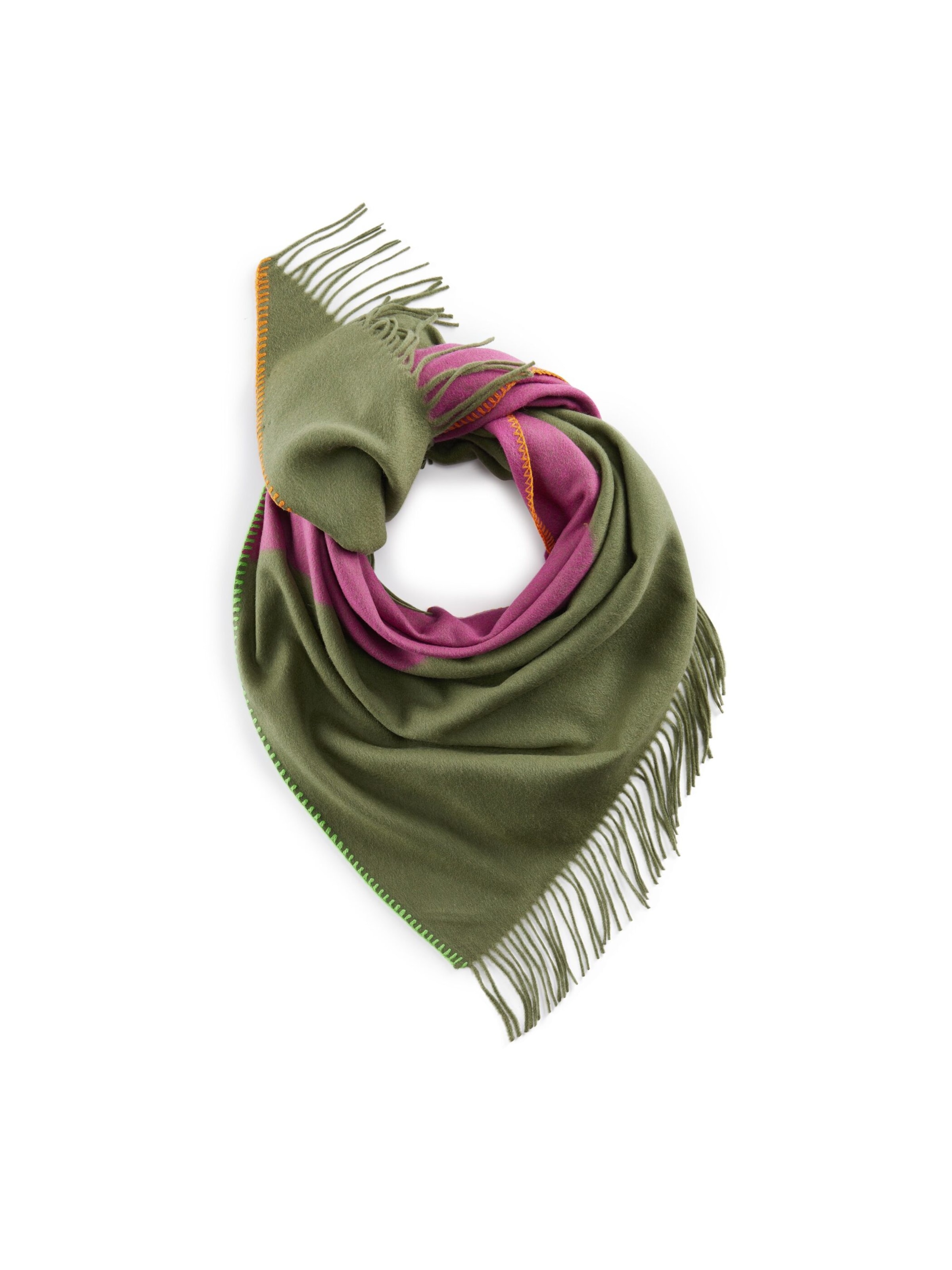 CODELLO Shawl in Green: front