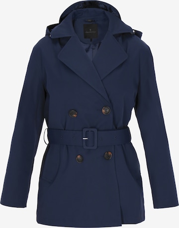 DreiMaster Klassik - Sobretudo meia-estação em azul: frente