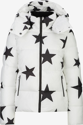 Veste d’hiver 'Grazia Wintersports' 19V69 ITALIA en blanc : devant