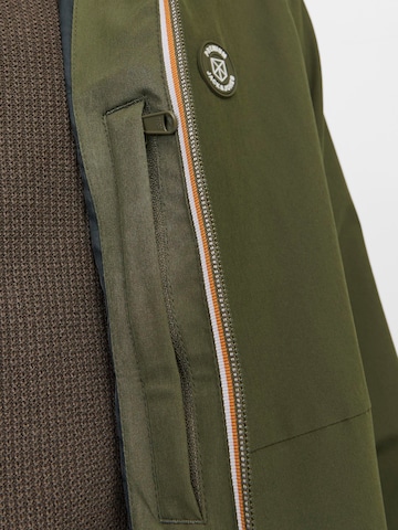 JACK & JONES Prehodna jakna 'Blubrook' | zelena barva