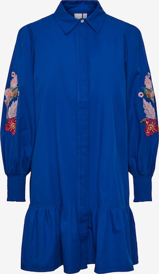 Y.A.S Robe-chemise 'Olympa' en indigo / vert / rose / rouge, Vue avec produit