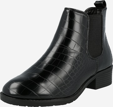 Dorothy Perkins - Botas Chelsea 'Megan' en negro: frente