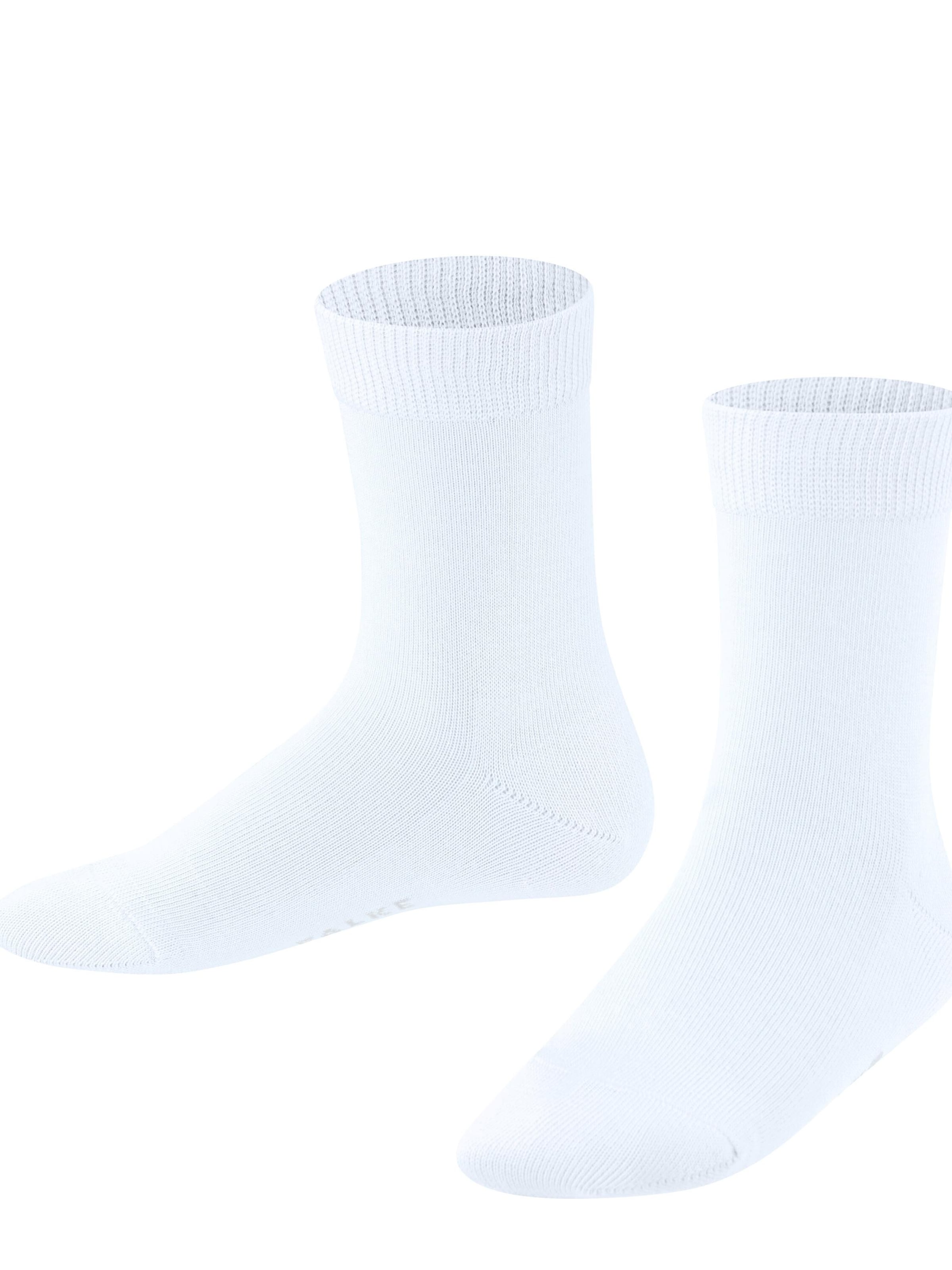FALKE Socks 'Family' in White: front