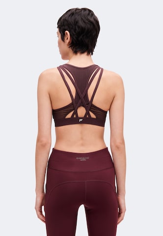 Fabletics Bustier Sport bh in Rood