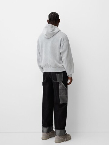 Bershka Majica | siva barva